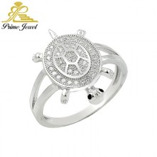 Gümüş Zirkon Taşlı Yüzük